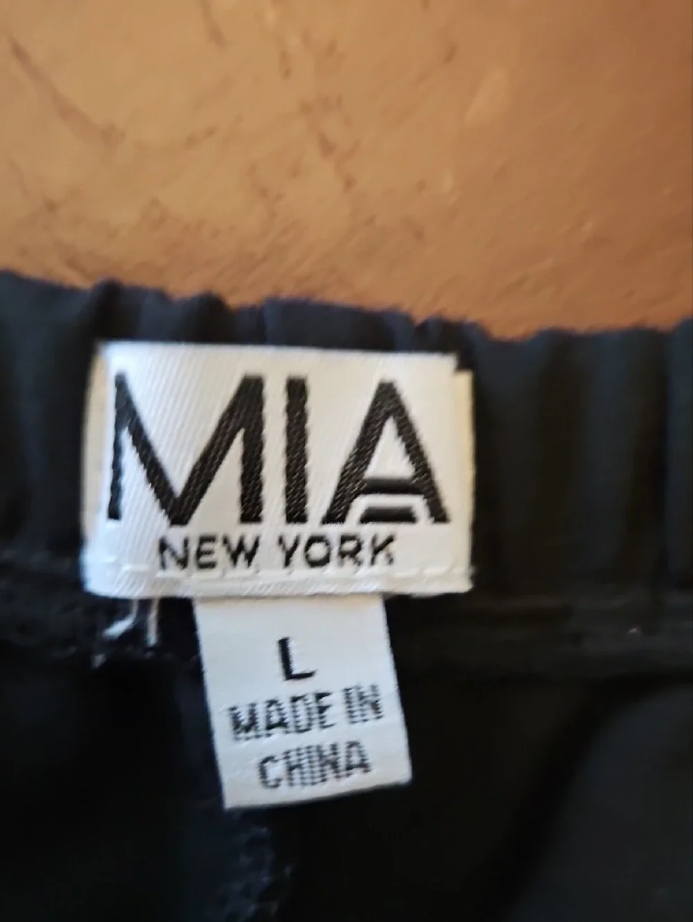 MIA Girls Black & White Asymmetrical Skort Sz Lg